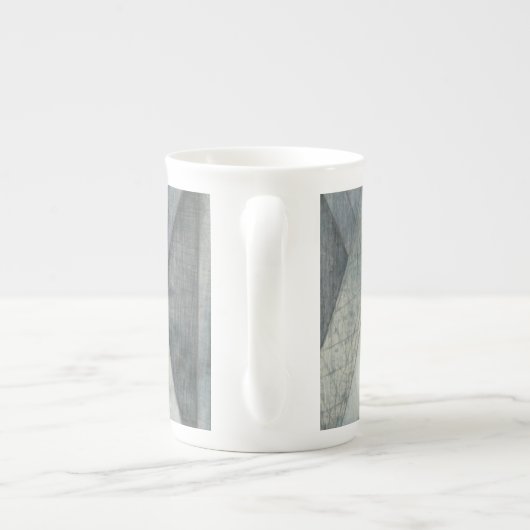 Tasse En Porcelaine Structure industrielle | Pont (Dos)