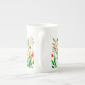 Tasse En Porcelaine Sublimation fleur sauvage (Dos)