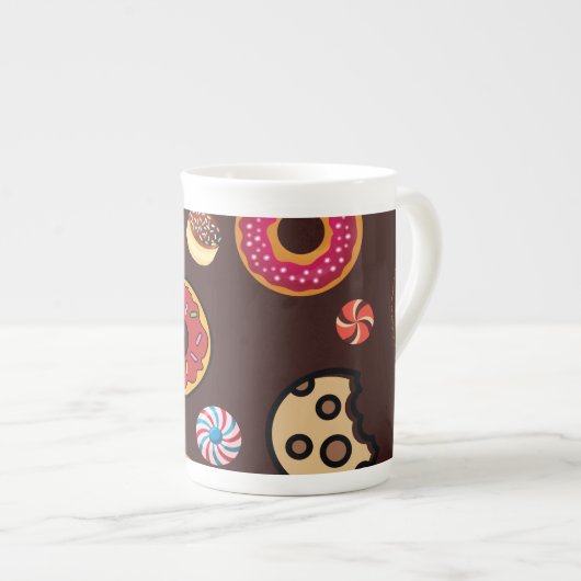 Tasse En Porcelaine Sucres 4 (Devant droit)