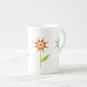 Tasse En Porcelaine Sunny Daisy Garden Moderne (Devant droit)