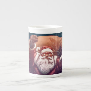 Tasse En Porcelaine Super Père Noël