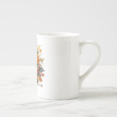 Tasse En Porcelaine Superbe automne floral (Droite)