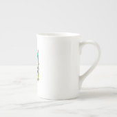 Tasse En Porcelaine Symbole ukrainien trident (Droite)