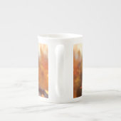 Tasse En Porcelaine Tableau de coupe du monde de feuille d'érable (Dos)