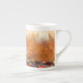 Tasse En Porcelaine Tableau de coupe du monde de feuille d'érable (Droite)