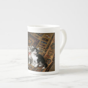 Tasse En Porcelaine Tasse adorable de porcelaine tendre de trois