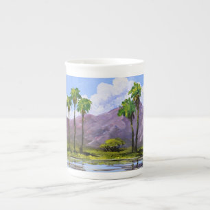 Tasse En Porcelaine Tasse de porcelaine tendre de Palm Desert