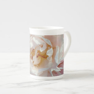 Tasse En Porcelaine Tasse rose sensible de porcelaine tendre