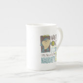 Tasse En Porcelaine TAZ™ - Naughty ou Nice ? (Devant droit)