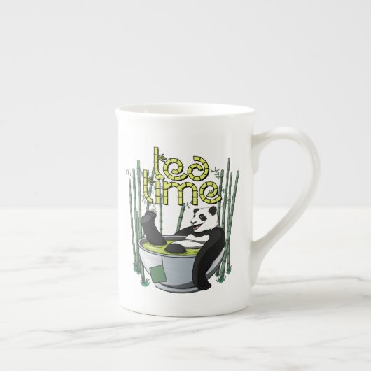 Tasse En Porcelaine Tea Time Panda (Droite)