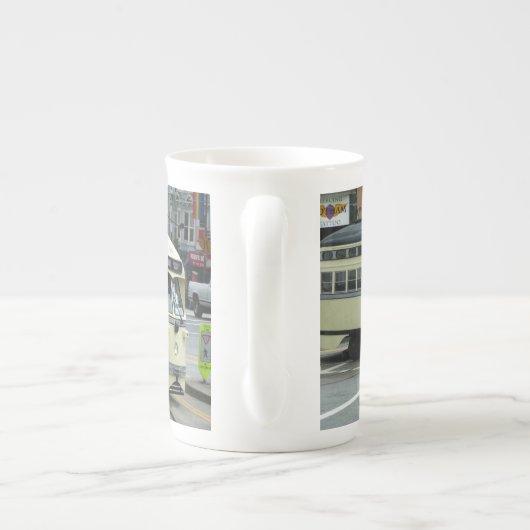 Tasse En Porcelaine Téléphérique de San Francisco (Dos)