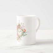 Tasse En Porcelaine Tempus Fugit (Devant droit)