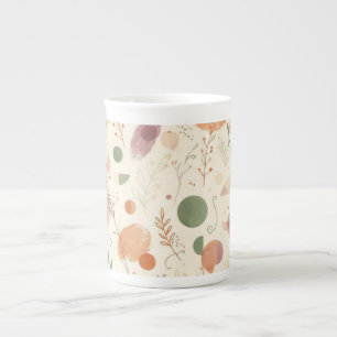 Tasse En Porcelaine Terre Cuite Brûlée Sage Poussiéreux Boho Désert Li