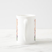 Tasse En Porcelaine Têtes de vache mignonnes et Queues de cacao chaud  (Dos)