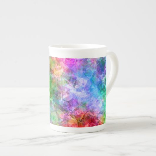 Tasse En Porcelaine Texture chromée (Devant droit)