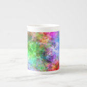 Tasse En Porcelaine Texture chromée (Devant)
