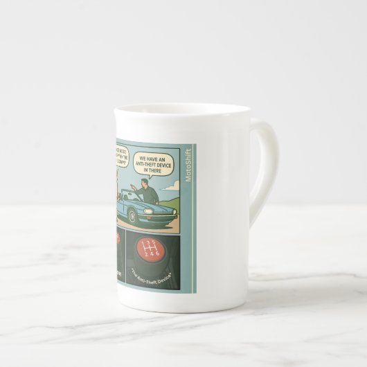 Tasse En Porcelaine The Anti-Theft Device (Stick Shift) (Devant droit)