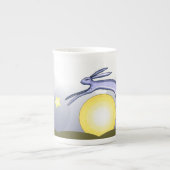 Tasse En Porcelaine Thé de lapin et de lune (Devant)