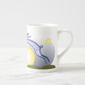 Tasse En Porcelaine Thé de lapin et de lune (Droite)