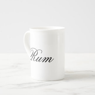 Tasse En Porcelaine Thé drôle de café d'humour de hippie de rhum