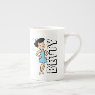 Tasse En Porcelaine The Flintstones   Betty Rubble