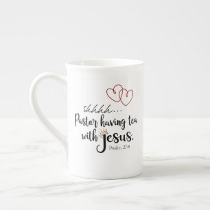 Tasse En Porcelaine THÉ PASTEUR AVEC JESUS Christian Temps calme