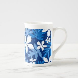 TASSE EN PORCELAINE TIARE (BLEU)