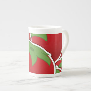 Tasse En Porcelaine Tomate funky