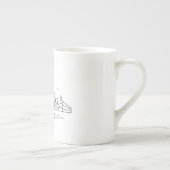 Tasse En Porcelaine Toronto Canada Lineart (Droite)