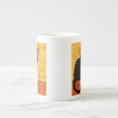 Tasse En Porcelaine Tournée du Chat Noir, cru de chat noir de Steinlen (Devant)