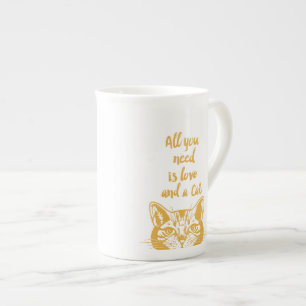 Tasse En Porcelaine Tout ce dont vous avez besoin, c'est d'amour - Cho