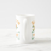Tasse En Porcelaine Tracer ou traiter les os croisés citrouille Hallow (Dos)