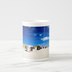Tasse En Porcelaine Transats en mer du Nord