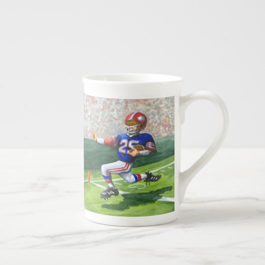 Tasse En Porcelaine Traverser la ligne d'objectif pour une touche (Droite)