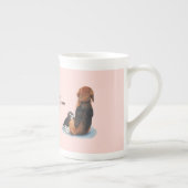 Tasse En Porcelaine très mignon chiot beagle avec maman chien (Droite)