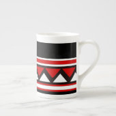 Tasse En Porcelaine Triangles rouges (Droite)