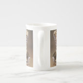 Tasse En Porcelaine Trône beige (Dos)