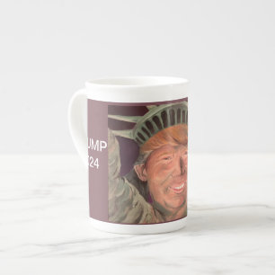 Tasse En Porcelaine Trump 2024 : rétablir la liberté