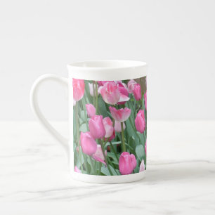 Tasse En Porcelaine Tulipes roses