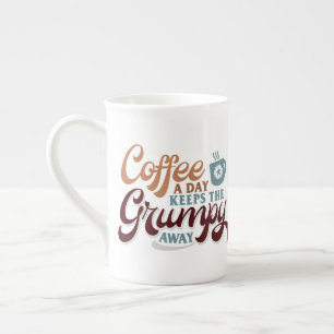 Tasse En Porcelaine Un café par jour pour le cadeau d'amoureux de café