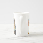 Tasse En Porcelaine Une fille avec un portrait à perle (Dos)