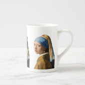 Tasse En Porcelaine Une fille avec un portrait à perle (Droite)