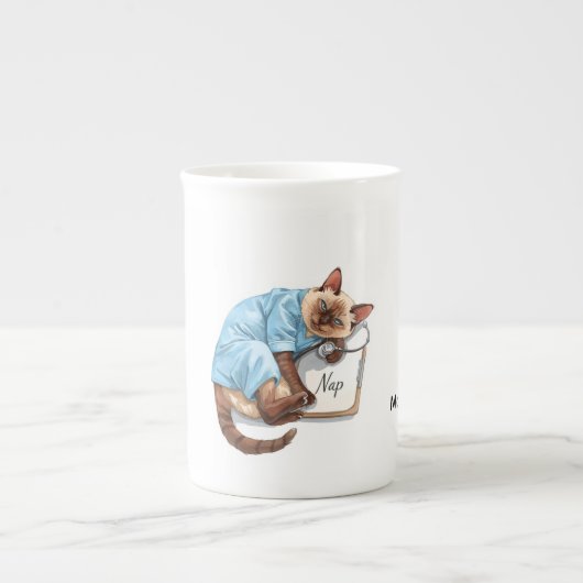 Tasse En Porcelaine Une infirmière fait une sieste pour les Amoureux d (Devant)