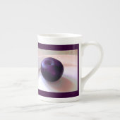 Tasse En Porcelaine Une prune (Droite)