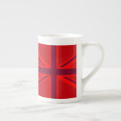Tasse En Porcelaine Union Jack rouge (Droite)