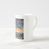 Tasse En Porcelaine USAF Art Deco (Devant droit)