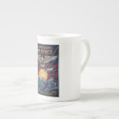 Tasse En Porcelaine USAF Art Deco (Devant droit)