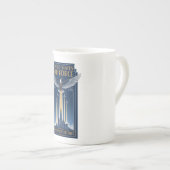 Tasse En Porcelaine USAF Art Deco (Devant droit)