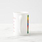 Tasse En Porcelaine Vache heureuse (Dos)