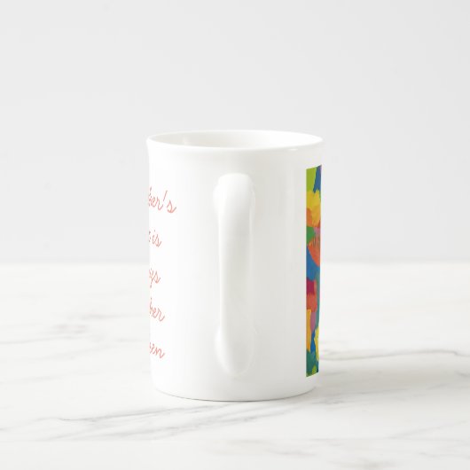 Tasse En Porcelaine Vache heureuse (Dos)